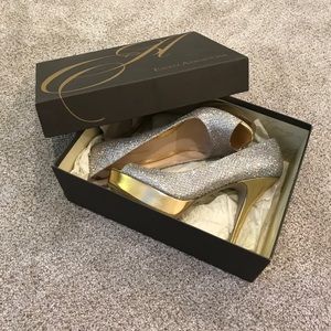 Sparkly Enzo Angiolini Heels